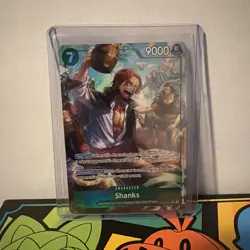 One Piece Shanks OP14-027 Alt Art R The Azure Sea's Seven English NM - Image 1