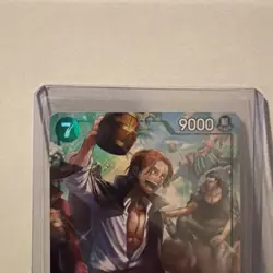 One Piece Shanks OP14-027 Alt Art R The Azure Sea's Seven English NM - Image 2