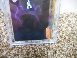 Psychic Showdown Mewtwo Silver Foil cgc 10 GEM MINT Pokemon Card psa 1999 Topps - Image 3