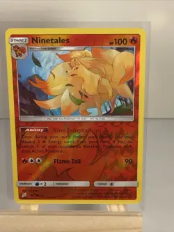 Pokemon TCG Team Up - Ninetales #16/181 - Rare Reverse Holo Card - Image 1