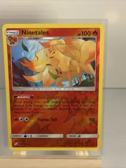 Pokemon TCG Team Up - Ninetales #16/181 - Rare Reverse Holo Card - Image 2