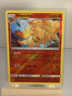 Pokemon TCG Team Up - Ninetales #16/181 - Rare Reverse Holo Card - Image 3