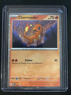 🔥Charmander - 047 (Cosmos Holo) 047 Sv: Scarlet & Violet Promo Cards Holo - Image 1