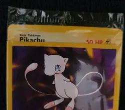 SEALED "Catch Mew" Pokemon PIKACHU Card BLACK STAR PROMO Set#4 Movie WB Stamped - Image 3