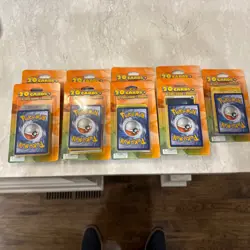 Mystery Pokemon Pack - 20 Cards with 1 Foil Card Factory Sealed - Lot Of 9 - Image 1