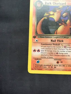 Pokemon Cards: Team Rocket 1st Edition Rare: Dark Charizard 21/82 - Image 5