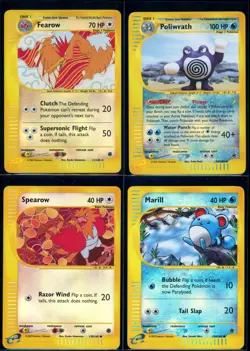Pokemon EXPEDITION - 4 Reverse Holo Cards Bundle - ENG - Mixed Conditions - Image 1