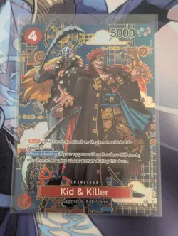 One Piece Card Game TCG Kid and Killer EB01-003 Alternate Art - Image 1