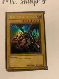 RED-EYES B.DRAGON - SDJ-001 ENGLISH Yu-Gi-Oh! CARD ULTRA RARE HOLO KONAMI** - Image 2