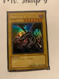 RED-EYES B.DRAGON - SDJ-001 ENGLISH Yu-Gi-Oh! CARD ULTRA RARE HOLO KONAMI** - Image 3