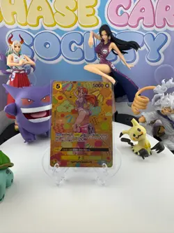 One Piece Card Game Nami SP OP08-106 SR Special Parallel Egghead NM JPN - Image 2