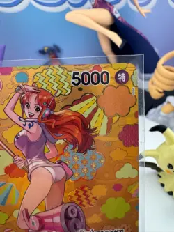 One Piece Card Game Nami SP OP08-106 SR Special Parallel Egghead NM JPN - Image 4