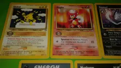 Pokemon Neo Genesis rare 5 card lot Murkrow Sneasel Magby Elekid Darkness LP - Image 2