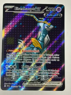Eisenhaupt ex / Pokemon Karte / Deutsch / Gewalten der Zeit / 191/162 / TEF 191 - Image 1