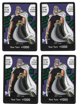 DON!! Card Alternate Art FOIL One Piece Legacy of the Master Your Turn +1000 x4 - Image 1