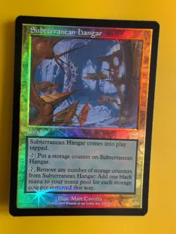 Subterranean Hanger LAnd Mercadian Masques. FOIL. Magic the Gathering Card. - Image 2
