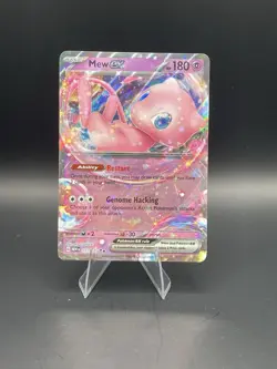 Pokemon TCG Mew Ex Double Rare Card 151/165 180 HP Sv: Scarlet & Violet 151 Holo - Image 1