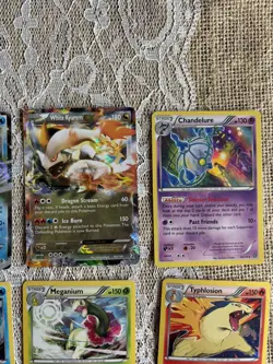 Lot Set of 12 Assorted hologram Pokemon Cards 8 Perfect 4 damaged no repeats - Image 3