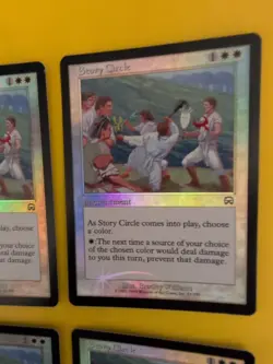 Story Circle x4 playset Enchantment Mercadian Masques. FOIL. MTG Card. - Image 2