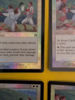 Story Circle x4 playset Enchantment Mercadian Masques. FOIL. MTG Card. - Image 5