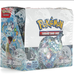 Scarlet & Violet Stellar Crown Booster Box 36 Packs Trading Card Game Pokemon TC - Image 2