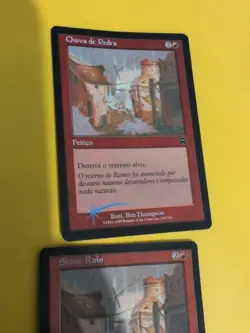 Stone Rain x2 Sorcery Mercadian Masques. FOIL Card. 1 is foreign - Image 5