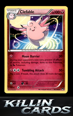 Clefable 82/122 Rare XY - BREAKpoint Pokemon Card NM - Image 1