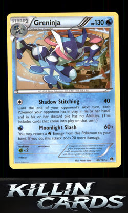 Greninja 40/122 Pokemon Rare XY - BREAKpoint Card NM - Image 1