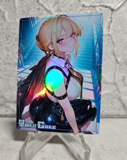 Evelyn ZZZ Trading Card Waifu Goddess Story Anime Girl holo Karte Manga Full - Image 1