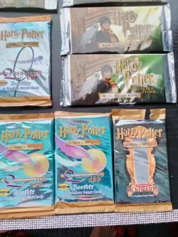 LOT 18 W.O.C. Harry Potter Trading Card Game Booster Pack Art Set base set !!! - Image 5