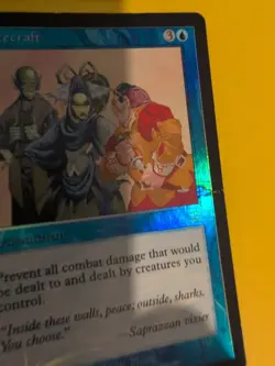 Statecraft x2 Enchantment Mercadian Masques. FOIL. MTG card. 1 damaged-creased - Image 4