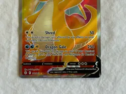 Pokemon TCG Dragonite v Evolving Skies Holo Ultra Rare Full Art Card 191/203 NM - Image 4