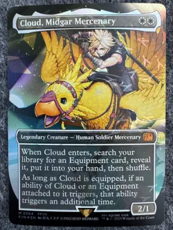 MTG Cloud, Midgar Mercenary Foil {Chocobo Track} Final Fantasy #0564 - Image 1