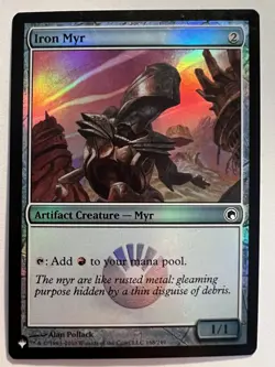 Iron Myr - FOIL - MTG The List: Scars Of Mirrodin - NM - Image 1