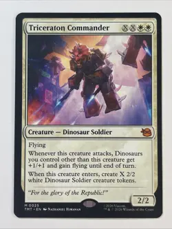 Triceraton Commander [TMT - 25] - NM [Normal] TCG MTG - Image 1
