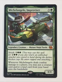 Michelangelo, Improviser - Teenage Mutant Ninja Turtles - NM-Mint - MTG - Image 1