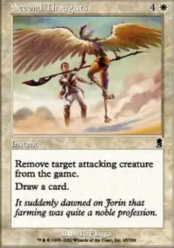 MTG magic cards 1x Second Thoughts - Foil Odyssey NM-Mint, English - Image 1