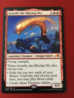 Atsushi, the Blazing Sky Kamigawa: Neon Dynasty Regular - Image 1