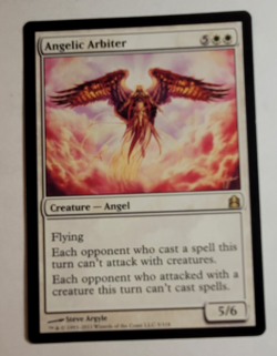 MTG - ANGELIC ARBITER ( LP ) Commander 2011 Magic the Gathering - Image 1