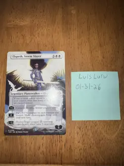 Elspeth, Storm Slayer (Borderless) Tarkir: Dragonstorm Regular - Image 1