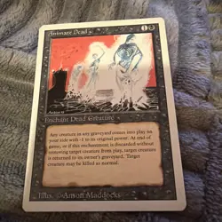 NP GEM/MINT!! MTG Animate Dead THIRD Edition! - Image 2