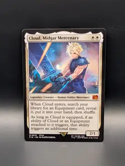 MTG - Cloud, Midgar Mercenary - Legendary Creature - FIN #10 - Mythic - Image 1