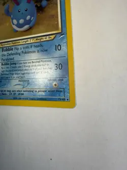 Pokemon TCG Light Azumarill Neo Destiny Holo Rare 13/105 2000 80 HP Yuka Morii - Image 2