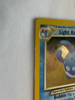 Pokemon TCG Light Azumarill Neo Destiny Holo Rare 13/105 2000 80 HP Yuka Morii - Image 4