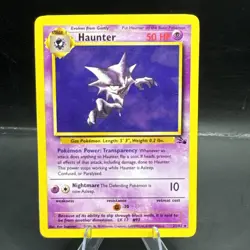 Haunter 21/62 Fossil Unlimited Non Holo Rare WotC 1999 Vintage Pokemon TCG LP - Image 1