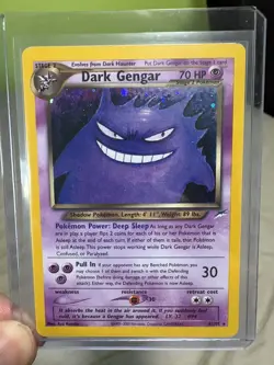 2000 Dark Gengar 6/105 Neo Destiny Set Holo Rare Pokemon Card - Image 1