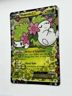 Pokemon Shaymin EX XY148 Black Star Promo – Authentic, Ungraded, Clean Copy - Image 2