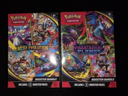 Pokemon TCG Mega Evolution and Phantasmal Flames Booster Bundle Lot Sealed NEW - Image 1