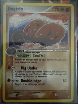 Pokemon TCG Dugtrio EX Crystal Guardians Exclusive 5/100 Non Holo Rare - LP - Image 1