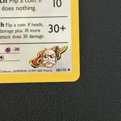 Pokemon TCG Blaine’s Kangaskhan 36/132 Gym Heroes Unlimited Uncommon - NM - Image 2